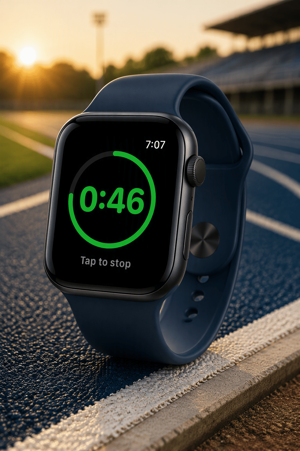 TrialTime counting down, green ring at forty-six seconds